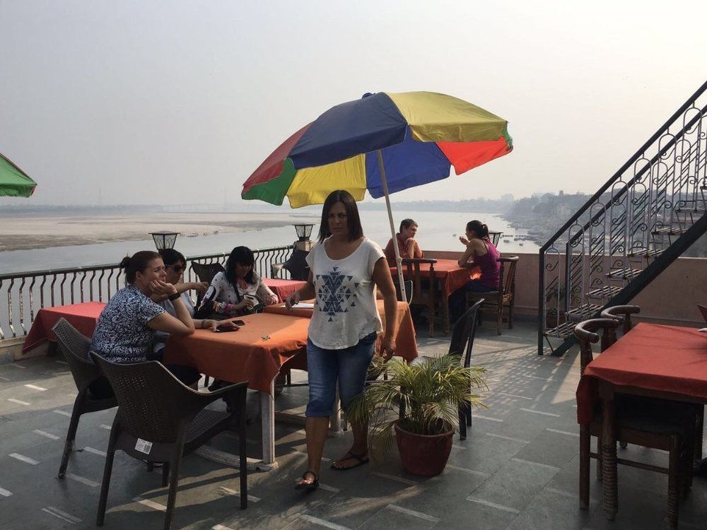 Hotel Sita Palace On Heritage Ghats Of Benaras Váránaszi Kültér fotó