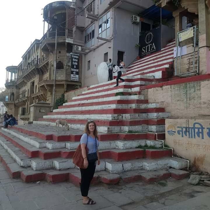 Hotel Sita Palace On Heritage Ghats Of Benaras Váránaszi Kültér fotó