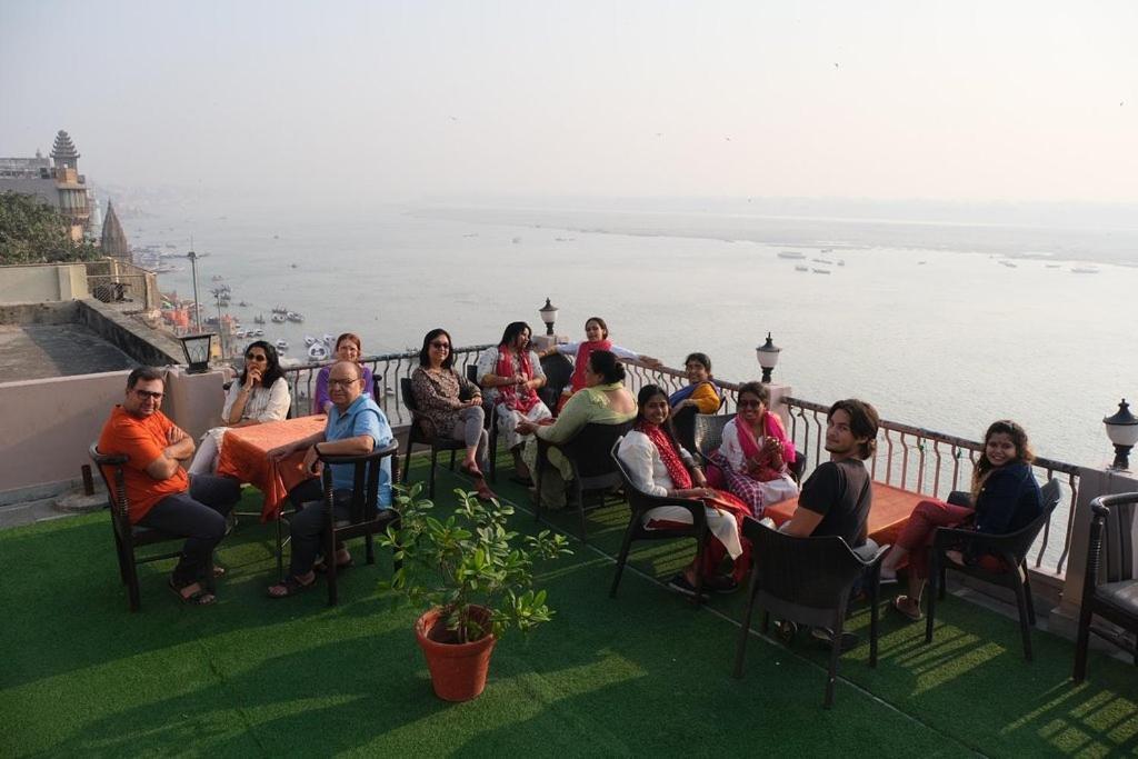 Hotel Sita Palace On Heritage Ghats Of Benaras Váránaszi Kültér fotó